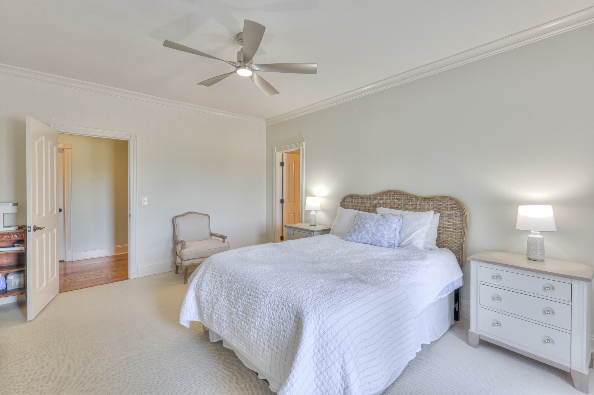 4288 Central Valley Road Murfreesboro, TN 37129 - Photo 46 of 77 a bedroom with a bed and a chandelier