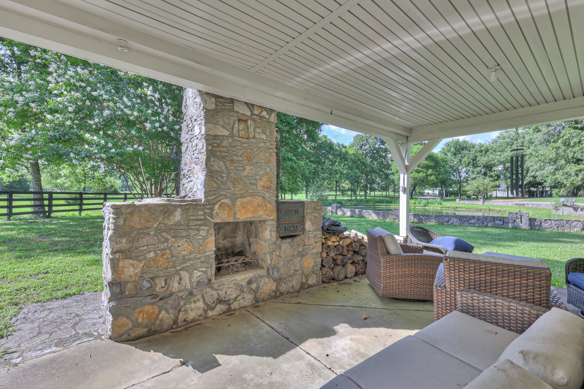 4288 Central Valley Road Murfreesboro, TN 37129 - Photo 71 of 77 a view of a patio with couches chairs and a yard