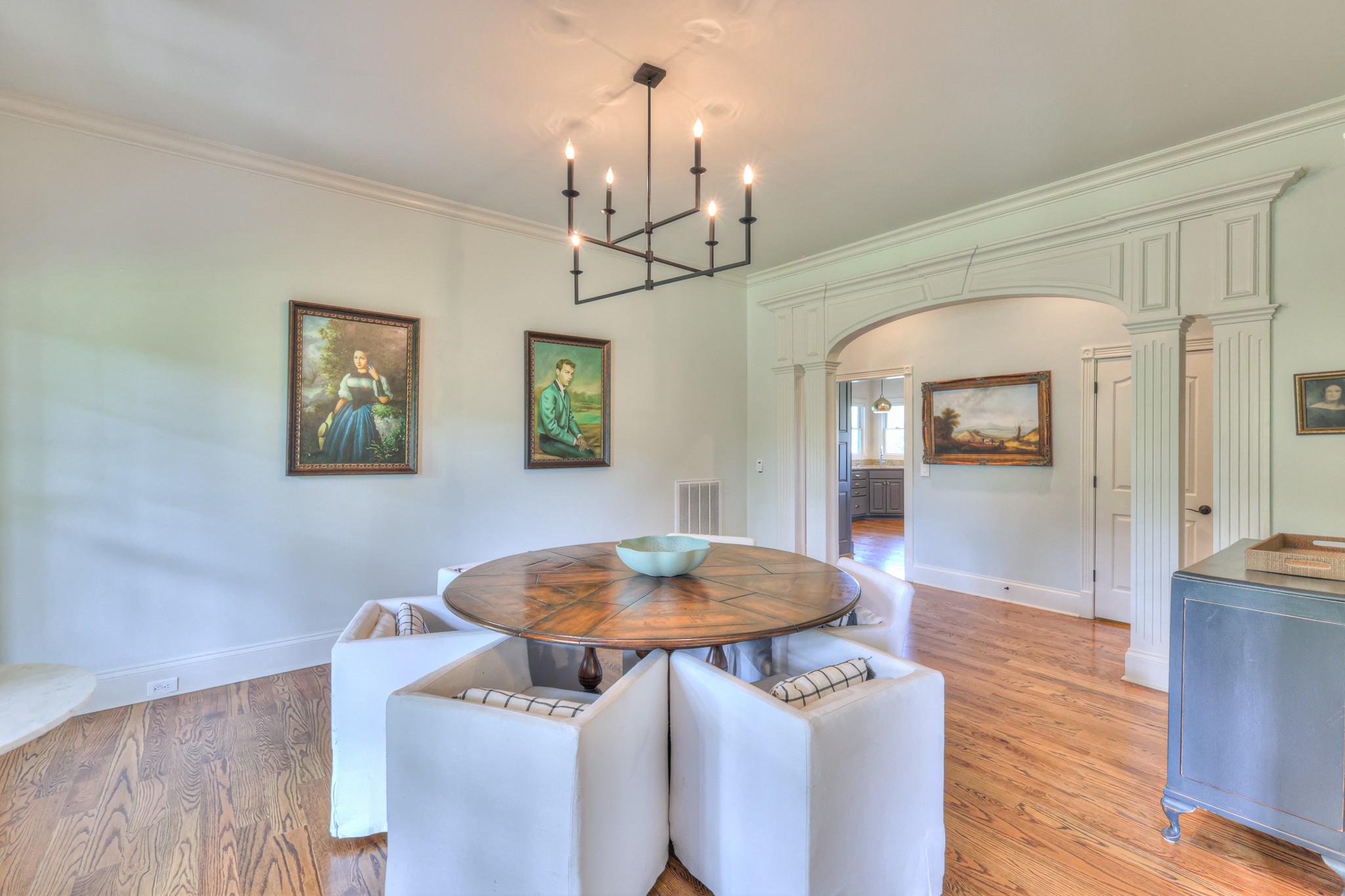 4288 Central Valley Road Murfreesboro, TN 37129 - Photo 9 of 77 a view of a dining room with furniture and wooden floor