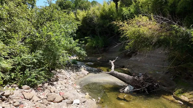 a view of swimming pool with a yard