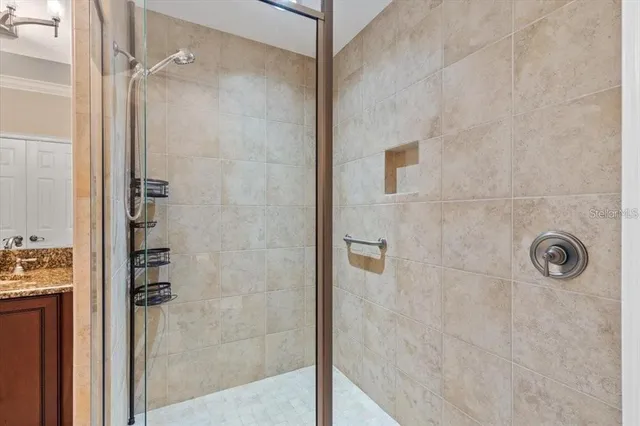 a view of room with furniture and closet