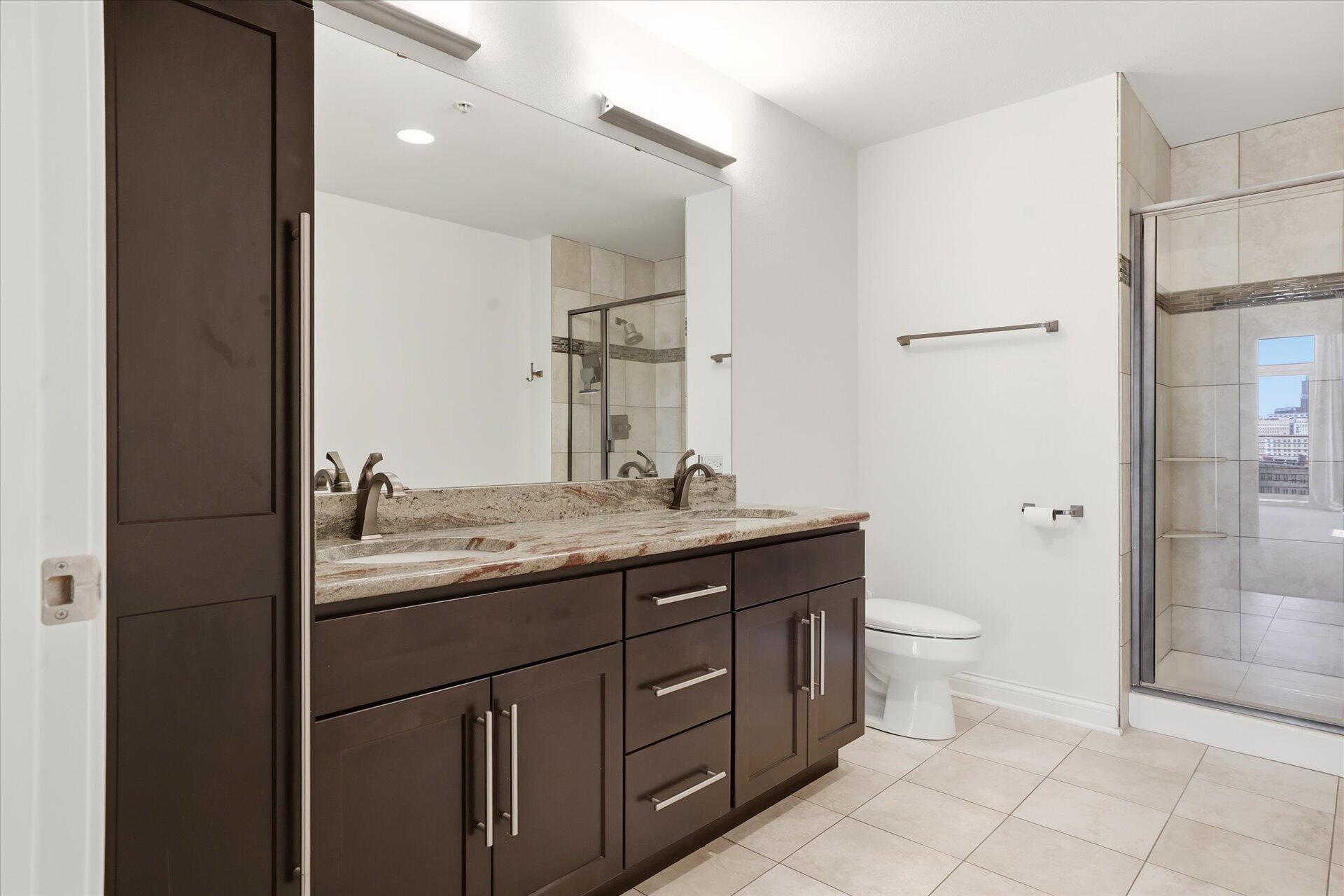 106 West Seeboth Street, Unit 920 Milwaukee, WI 53204 - Photo 21 of 51 Dual sinks, granite countertops