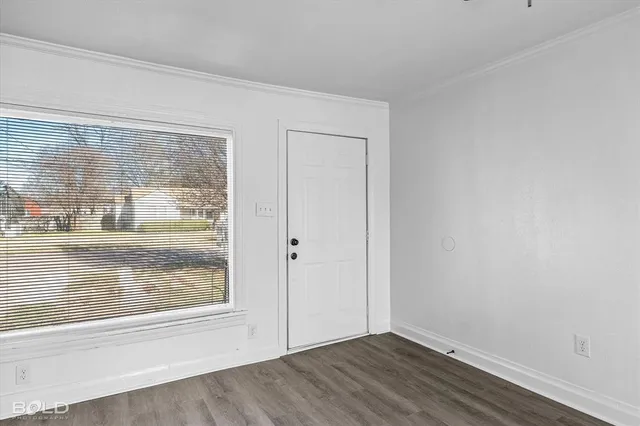 wooden floor in an empty room