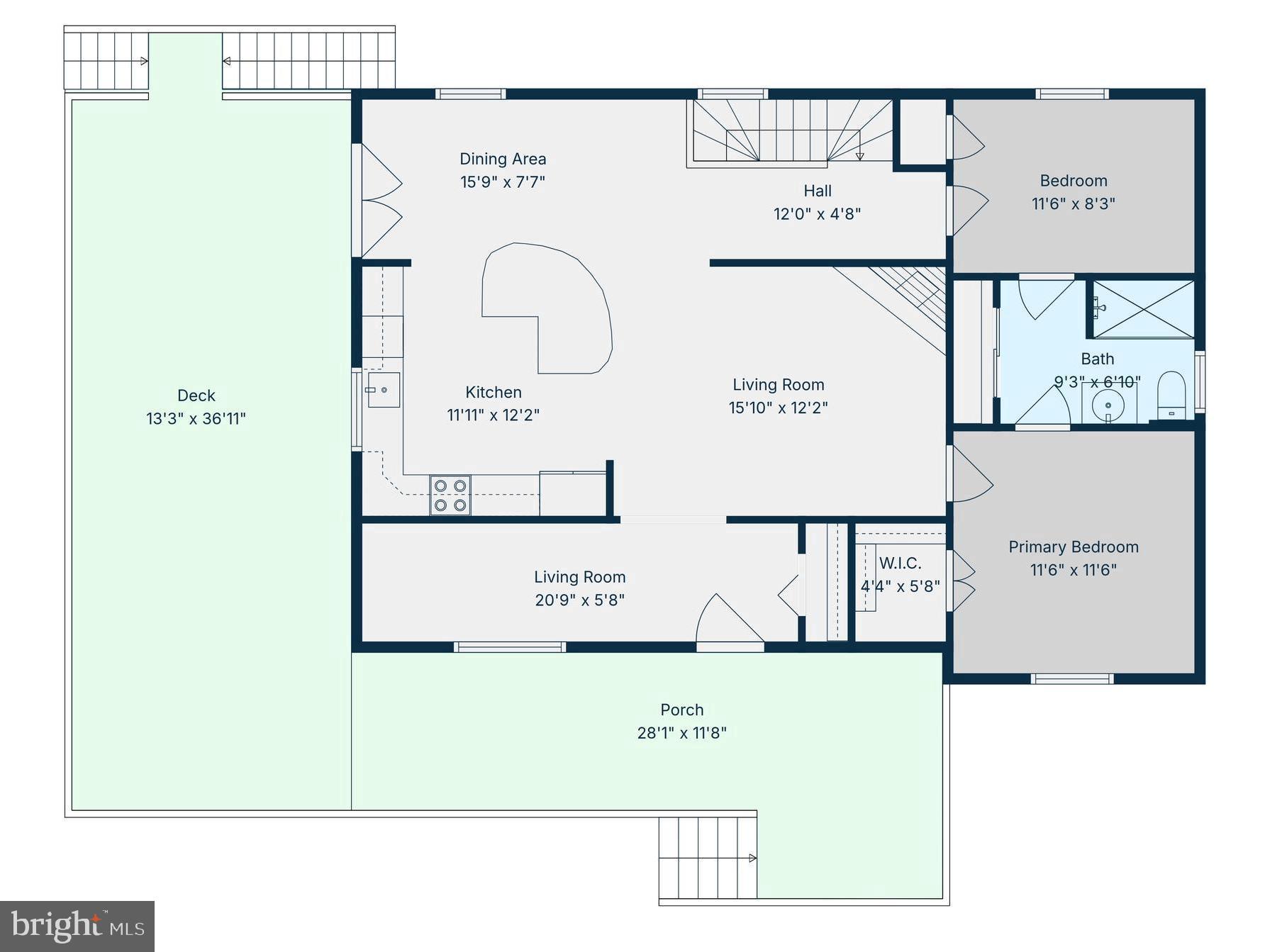 3901 Calawasse Road Edgewater, MD 21037 - Photo 42 of 43 Main Level Floorplan