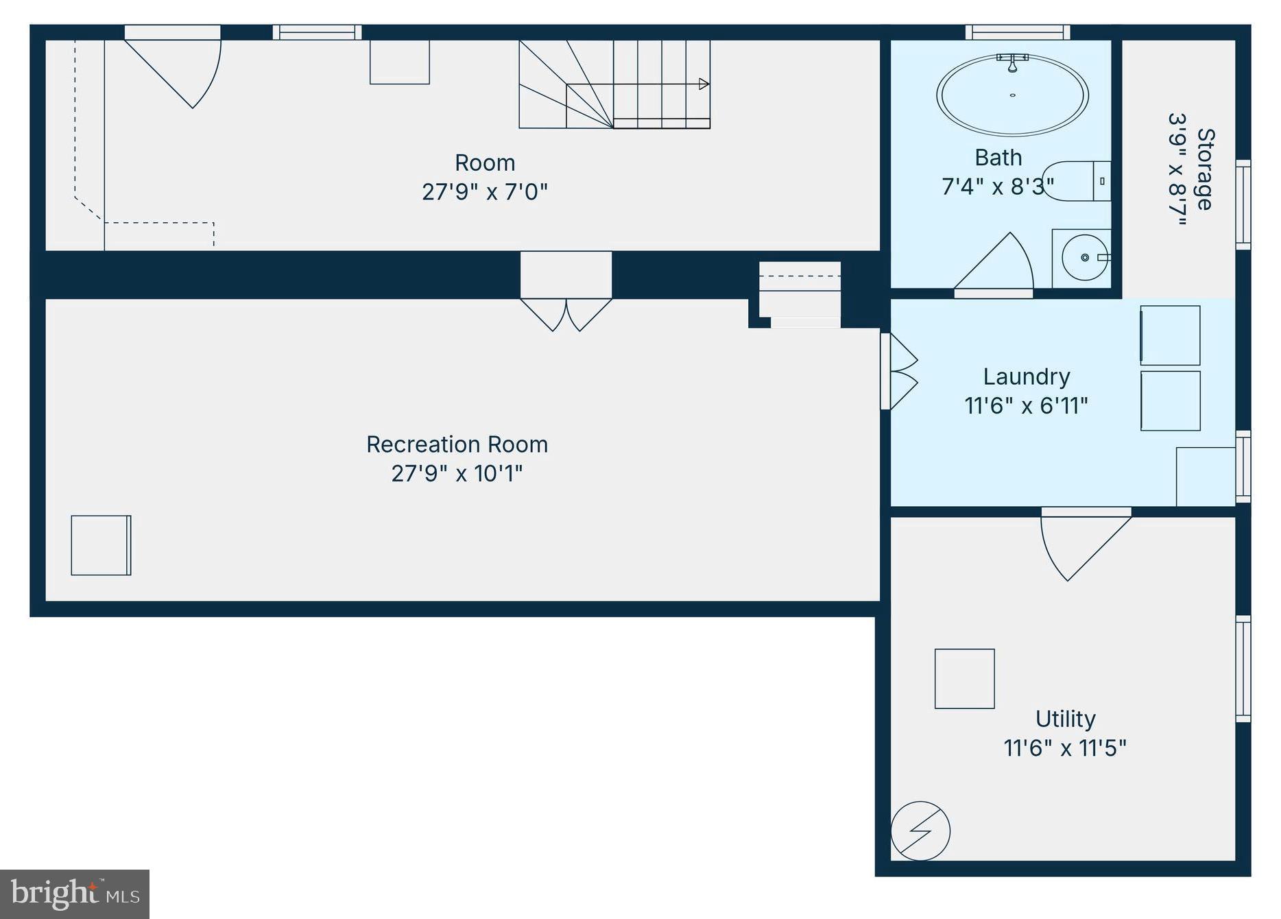 3901 Calawasse Road Edgewater, MD 21037 - Photo 43 of 43 Lower Level Floorplan