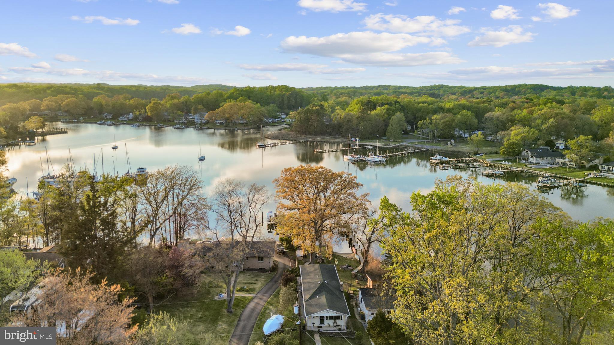 3901 Calawasse Road Edgewater, MD 21037 - Photo 37 of 43 Views of Whitemarsh Creek from Your Front Yard
