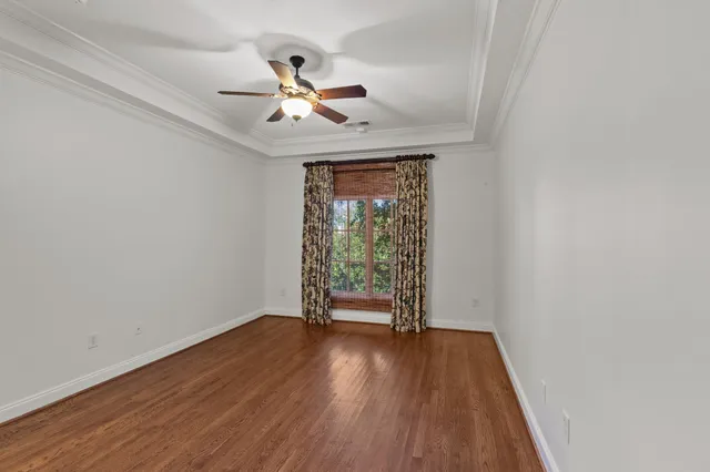 a view of a hallway with closet