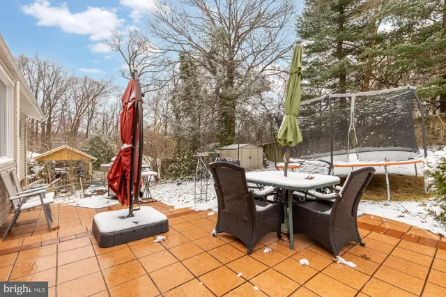 a view of outdoor space with seating