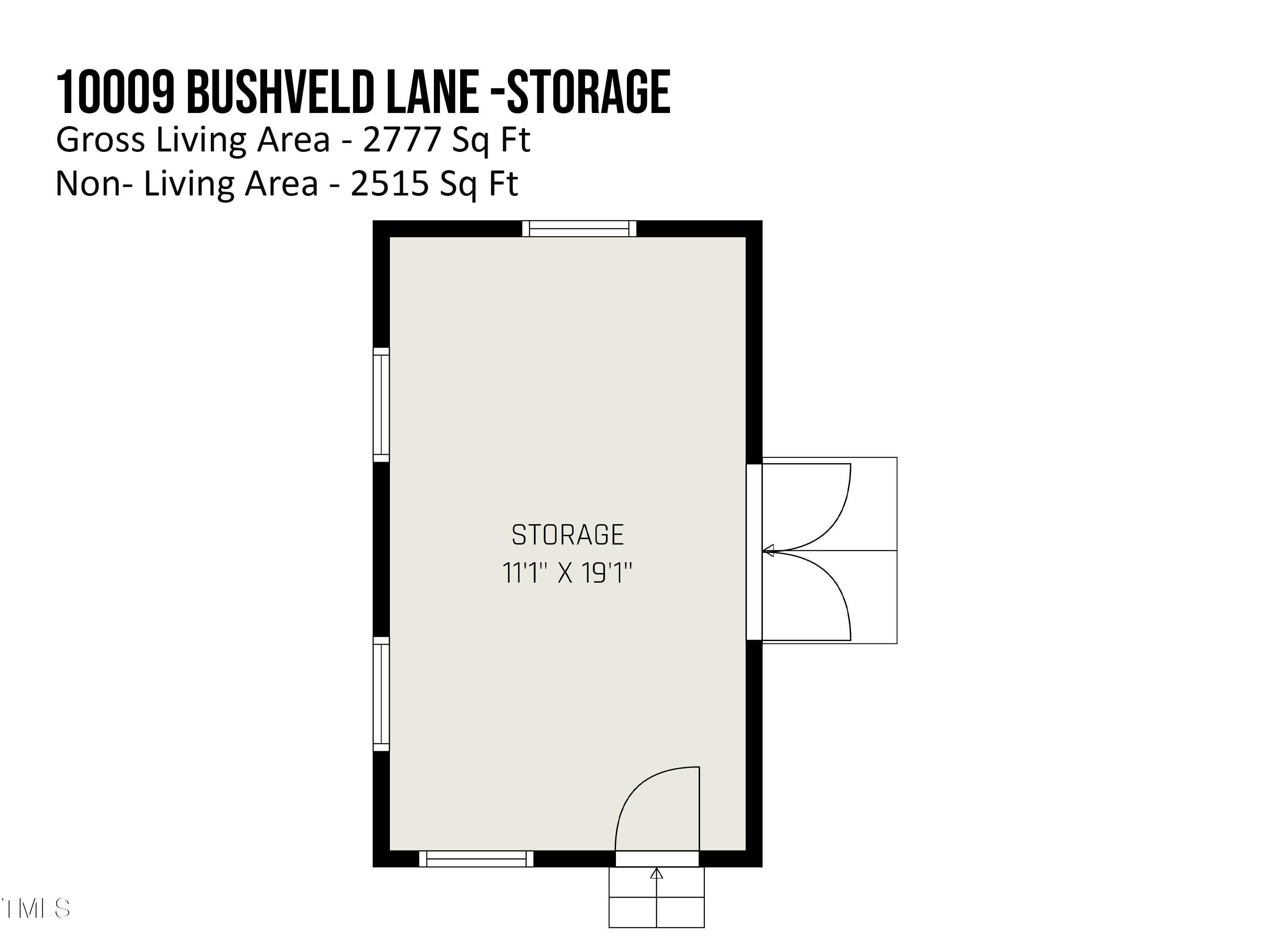 10009 Bushveld Lane Raleigh, NC 27613 - Photo 48 of 53 Storage Shed