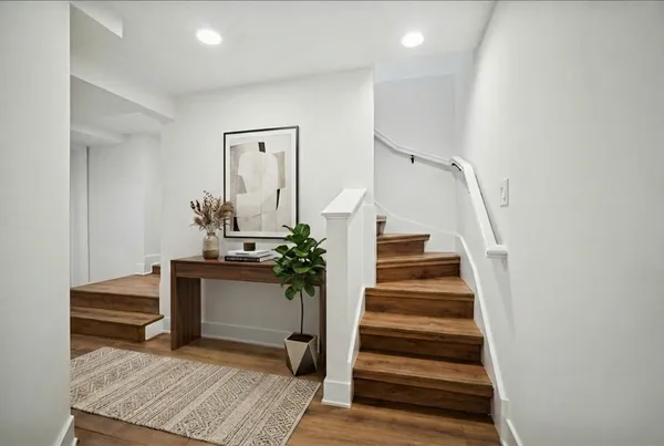a view of entryway and hall