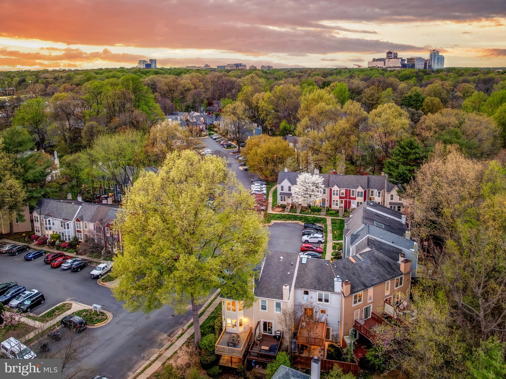 11257 Silentwood Lane Reston, VA 20191 - Photo 6 of 44 an aerial view of multiple house