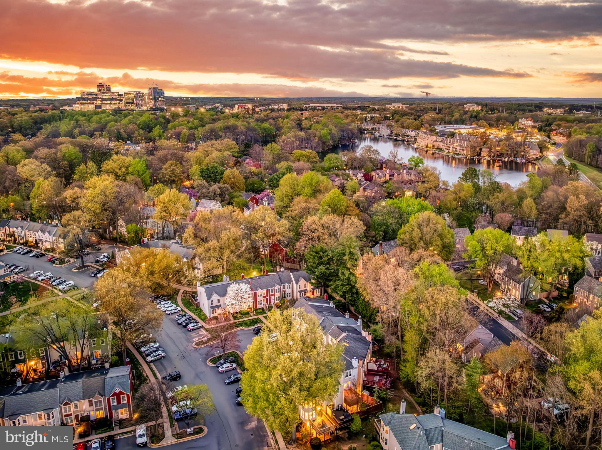 11257 Silentwood Lane Reston, VA 20191 - Photo 7 of 44 an aerial view of a city