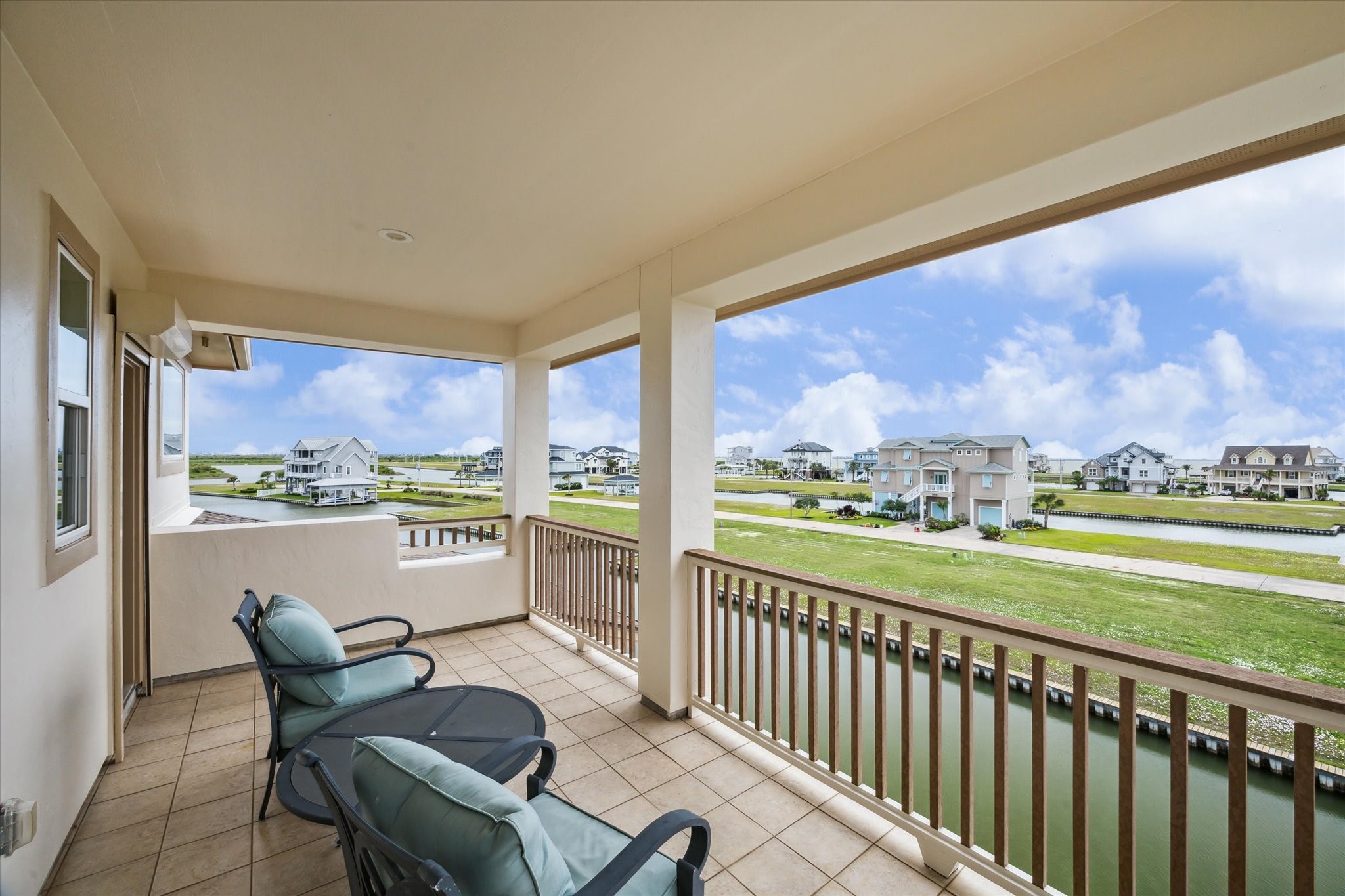 7 Ramrod Hitchcock, TX 77563 - Photo 28 of 41 a view of a two chair in the balcony
