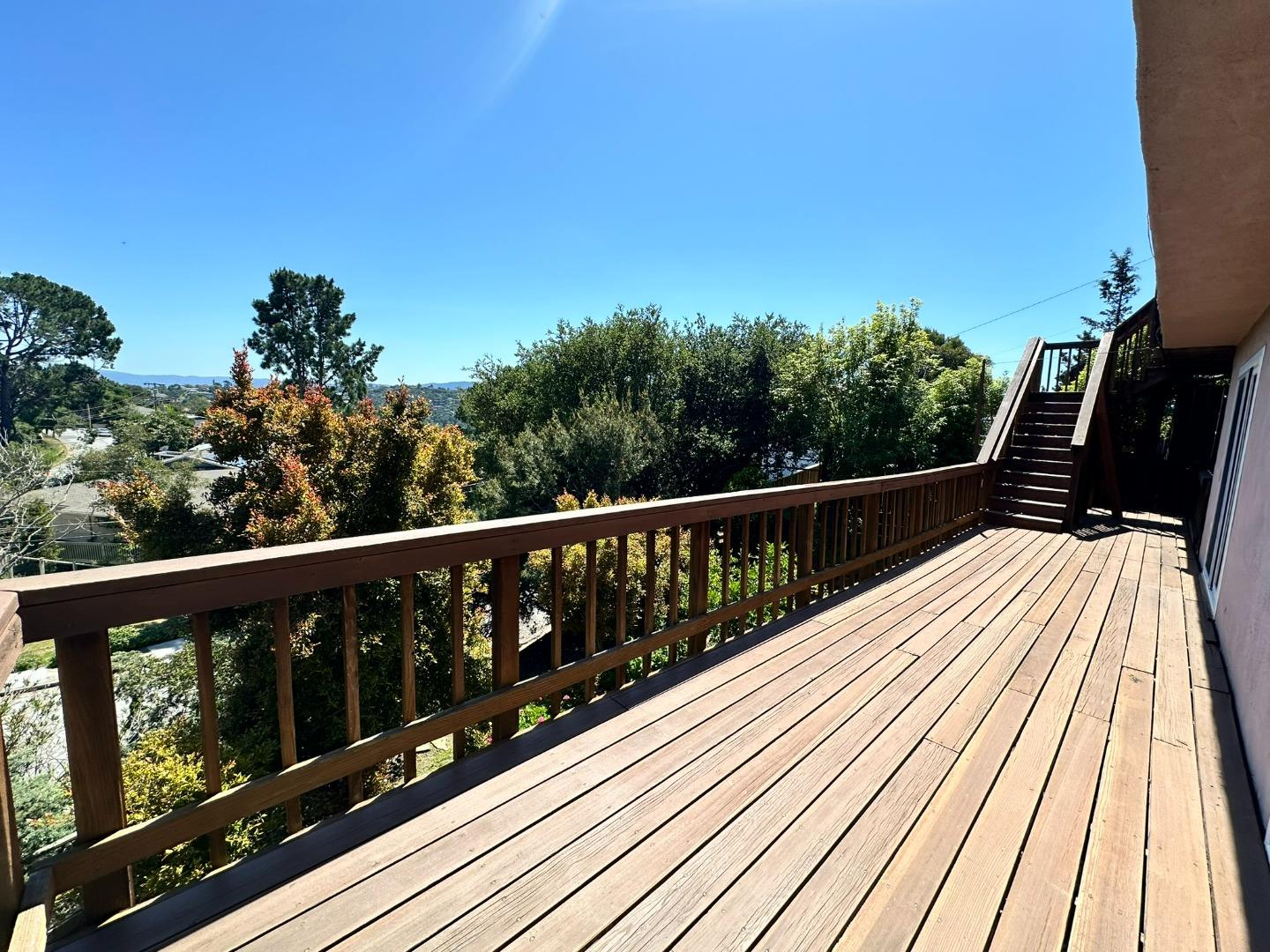 46 Arch Lane San Carlos, CA 94070 - Photo 15 of 22 a view of balcony with wooden floor and fence