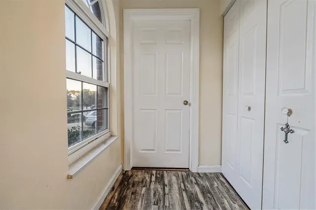 a view of front door