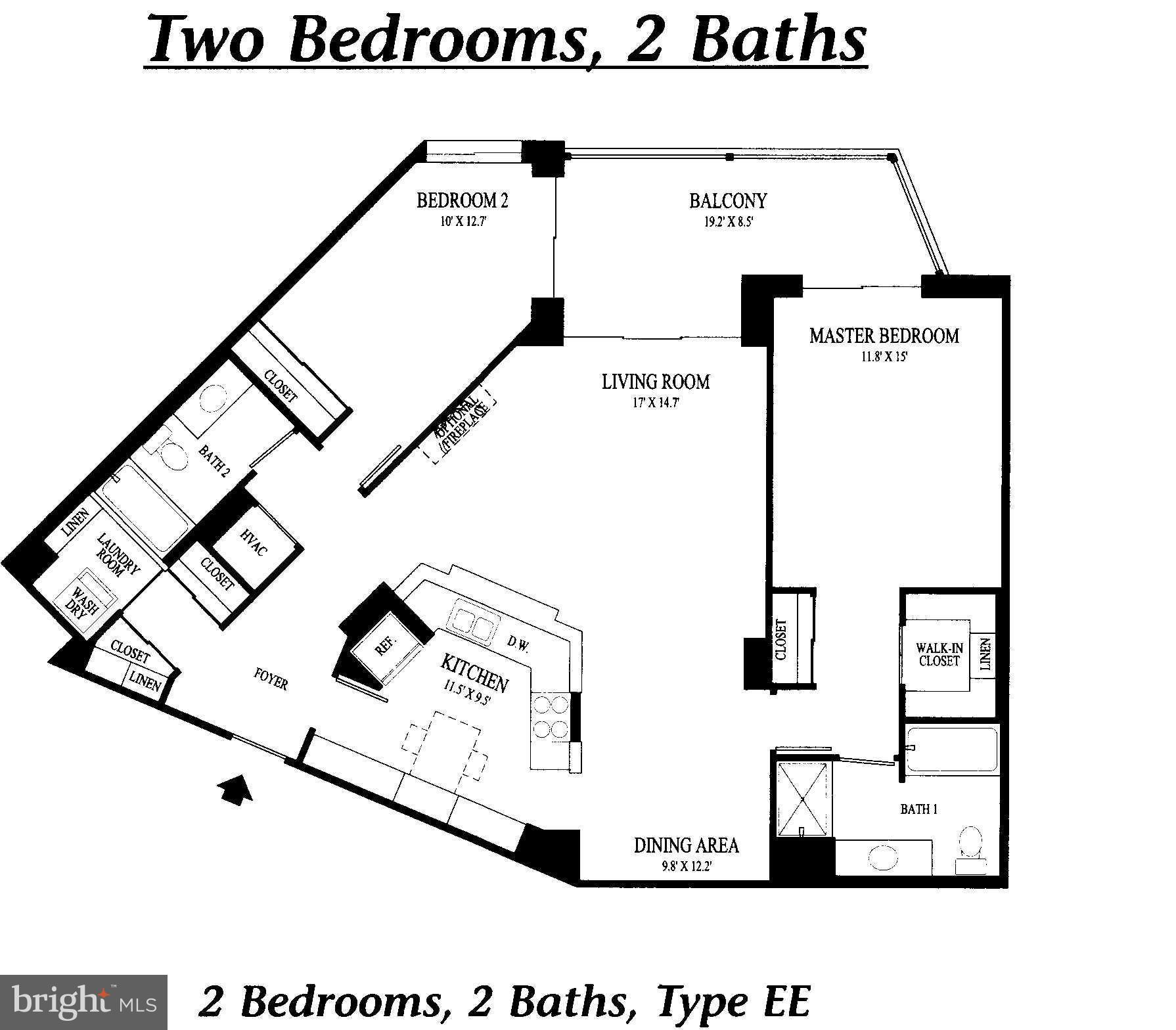 19365 Cypress Ridge Terrace, Unit 510 Leesburg, VA 20176 - Photo 38 of 38 Floor Plan