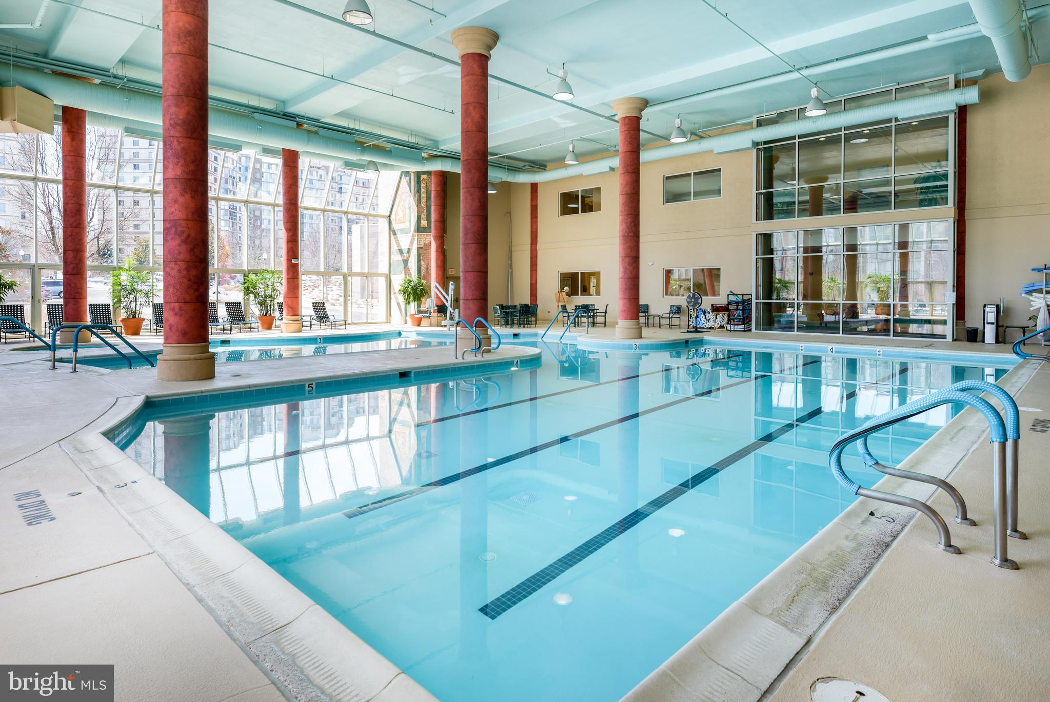 19365 Cypress Ridge Terrace, Unit 510 Leesburg, VA 20176 - Photo 32 of 38 Gorgeous Indoor Pool in LW Clubhouse