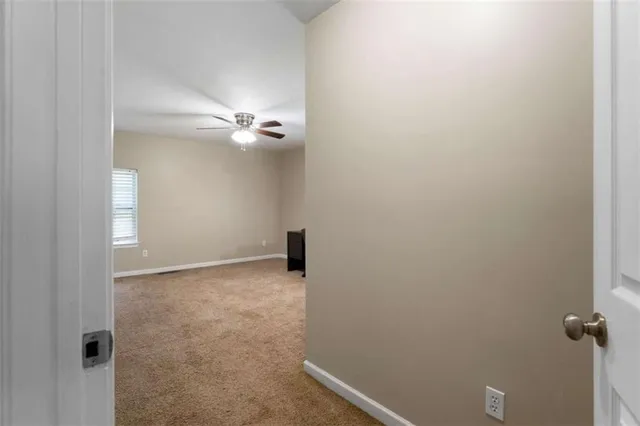 a view of workspace with a window