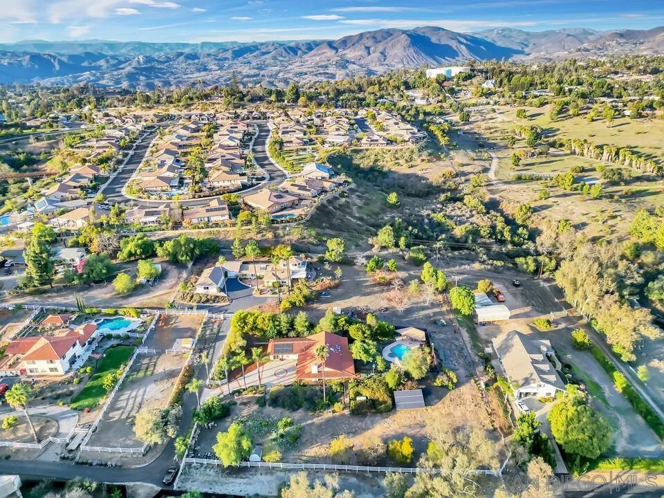 290 North Old Hill Road Fallbrook, CA 92028 - Photo 43 of 47 an aerial view of residential houses with outdoor space