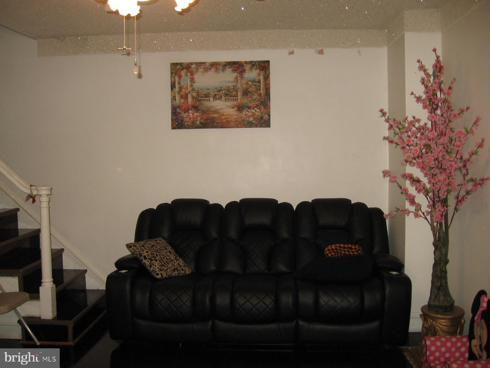 177 Wellington Road Upper Darby, PA 19082 - Photo 5 of 20 a living room with furniture and a potted plant