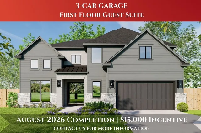 a view of a house with a yard and potted plants