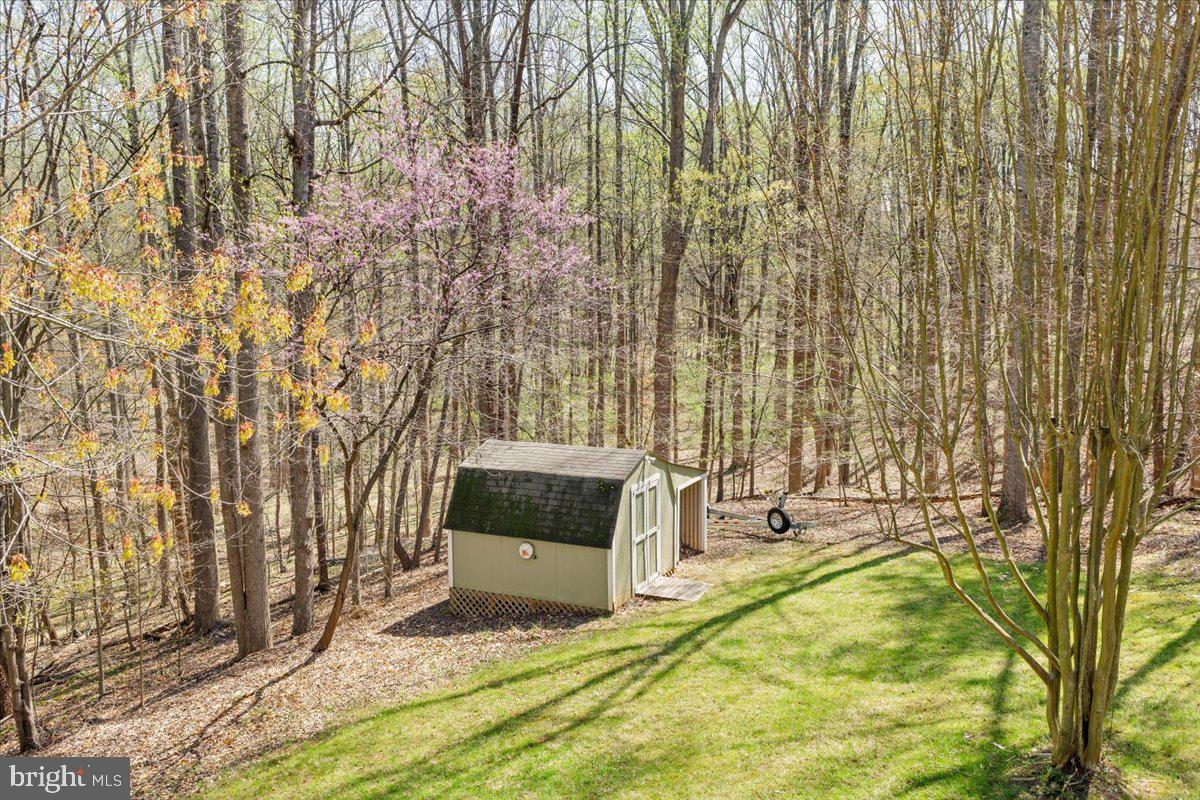 290 Dodee Lane Union Hall, VA 24176 - Photo 27 of 64 a view of a room with a tree and wooden fence