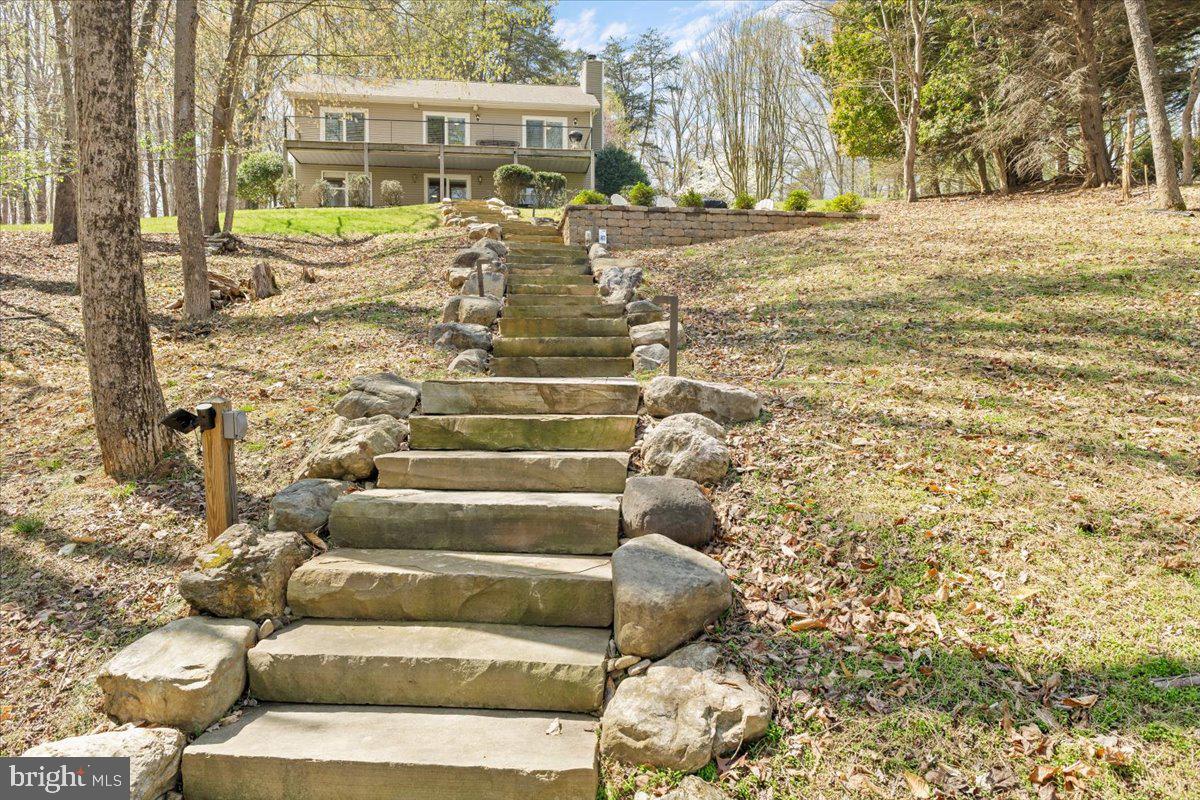 290 Dodee Lane Union Hall, VA 24176 - Photo 45 of 64 a view of a yard with a fountain