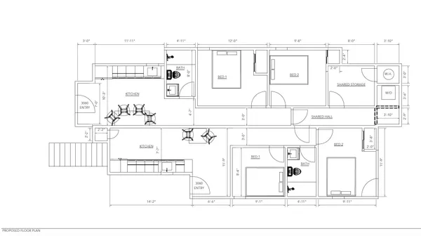 a black and white photo of a living room