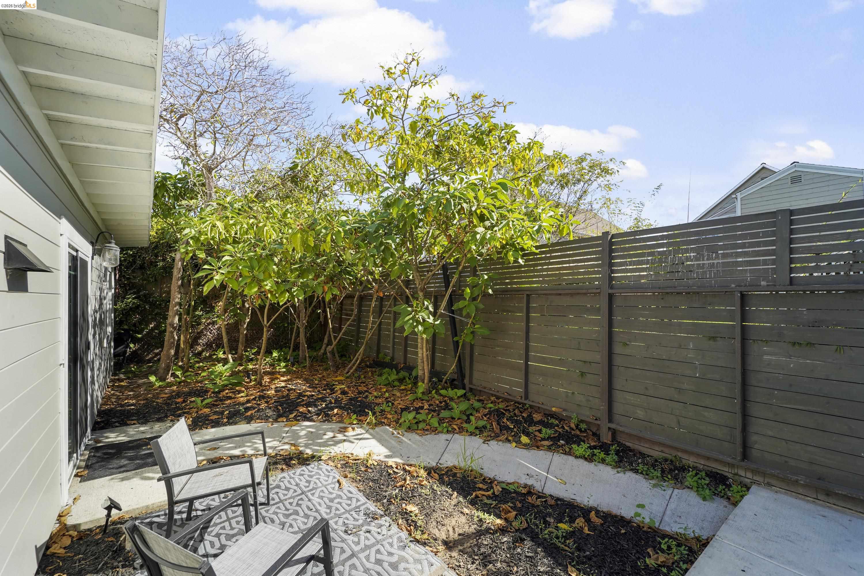 1662 14th Street Oakland, CA 94607 - Photo 44 of 57 a backyard of a house with lots of green space
