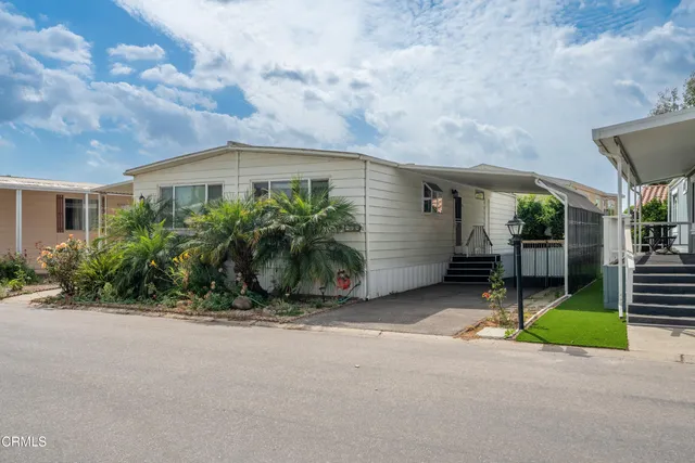 a view of a house with a patio