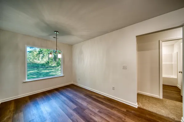 a view of an empty room