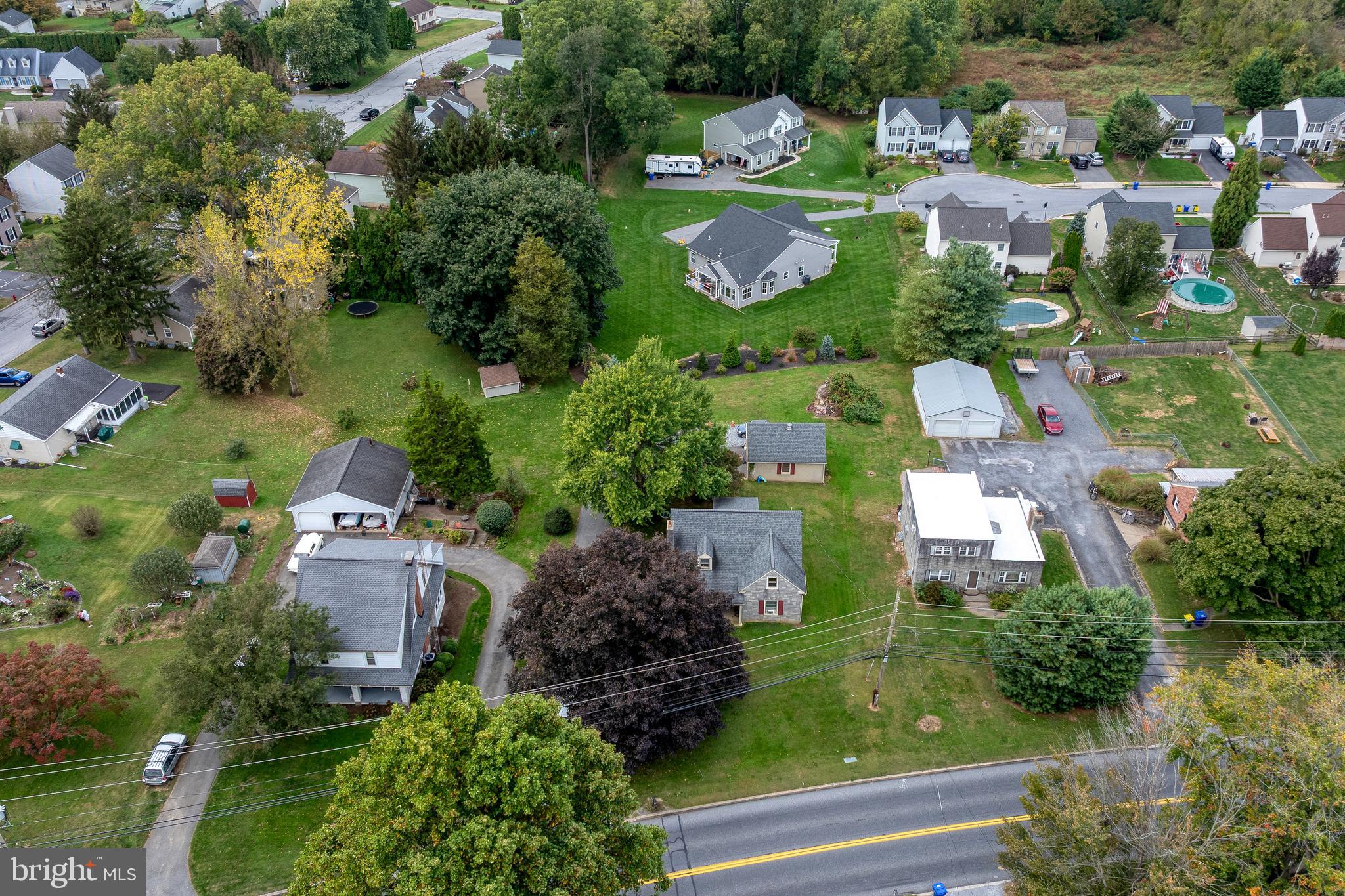 424 Lampeter Road Lancaster, PA 17602 - Photo 41 of 41 an aerial view of residential houses with outdoor space and street view