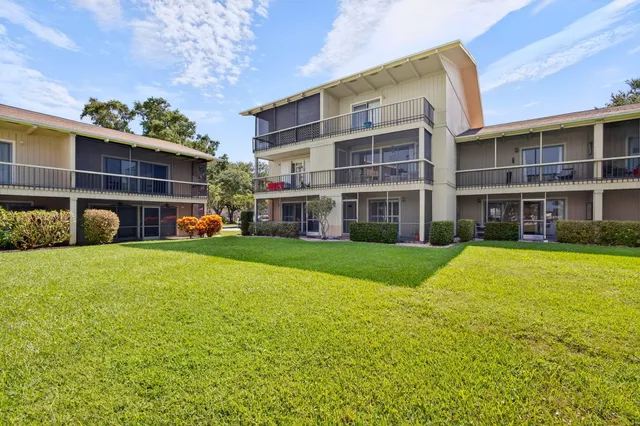 a garden view with a fountain