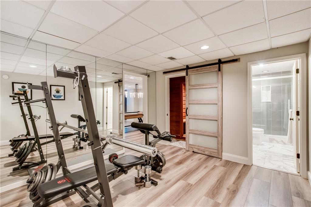 2995 Coles Way Atlanta, GA 30350 - Photo 29 of 44 a view of a room with gym equipment