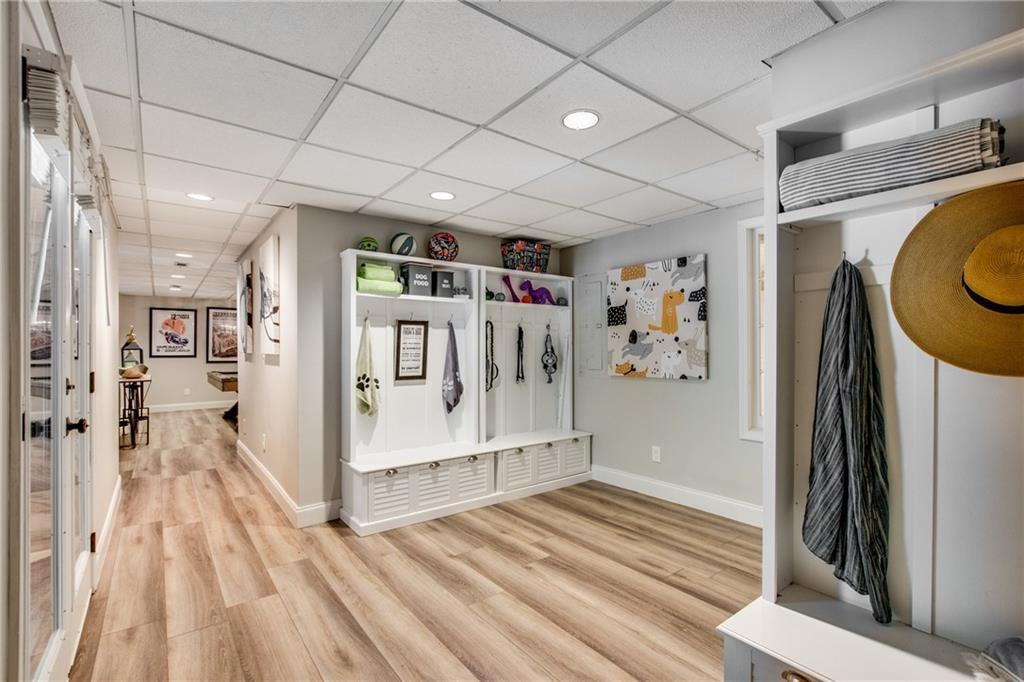 2995 Coles Way Atlanta, GA 30350 - Photo 37 of 44 a view of a hallway with wooden floor and entryway
