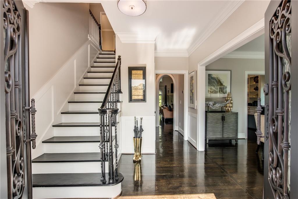2995 Coles Way Atlanta, GA 30350 - Photo 4 of 44 a view of entryway and hall with wooden floor