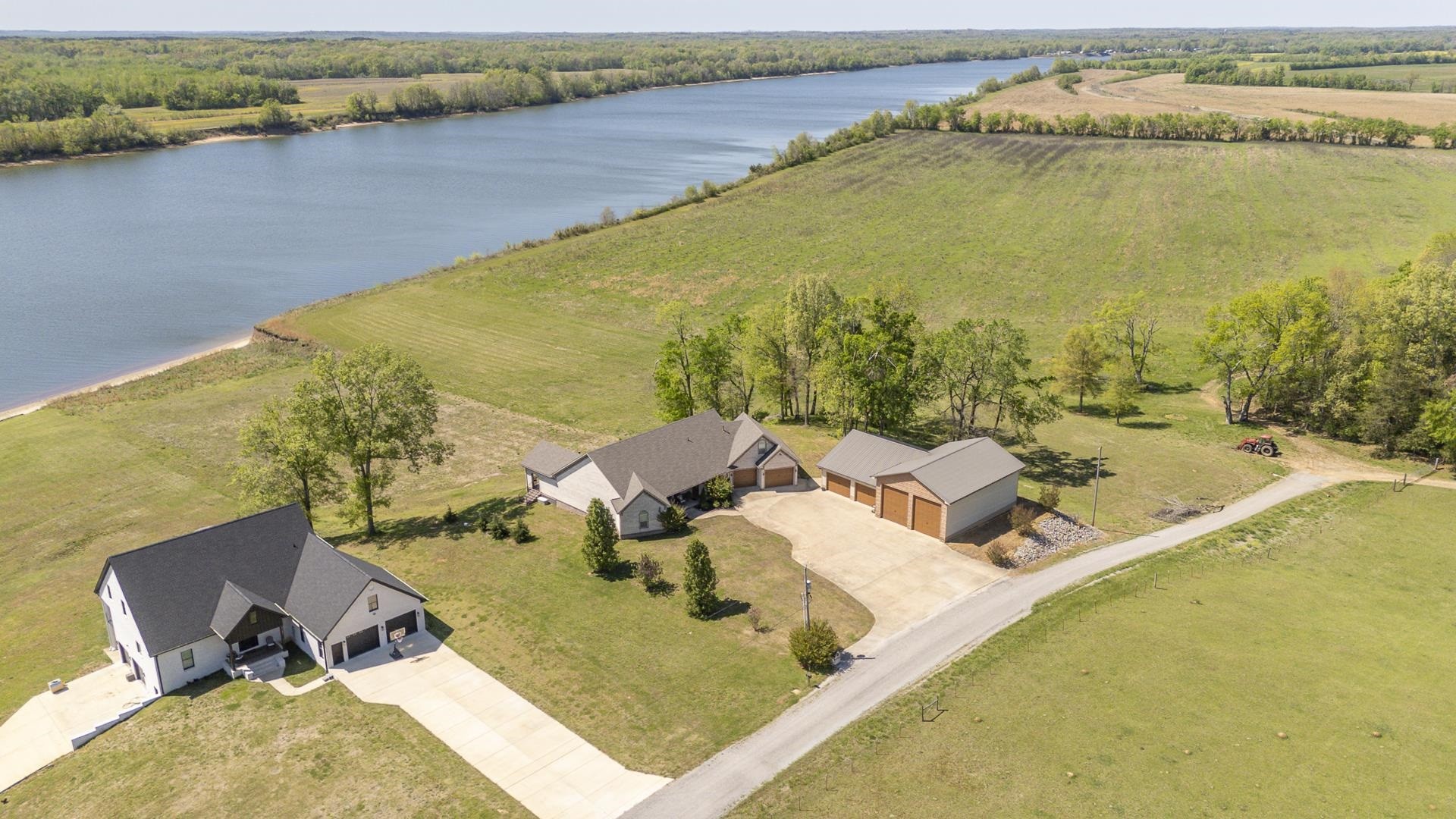 875 Faith Lane Savannah, TN 38372 - Photo 40 of 40 an aerial view of a house with lake view
