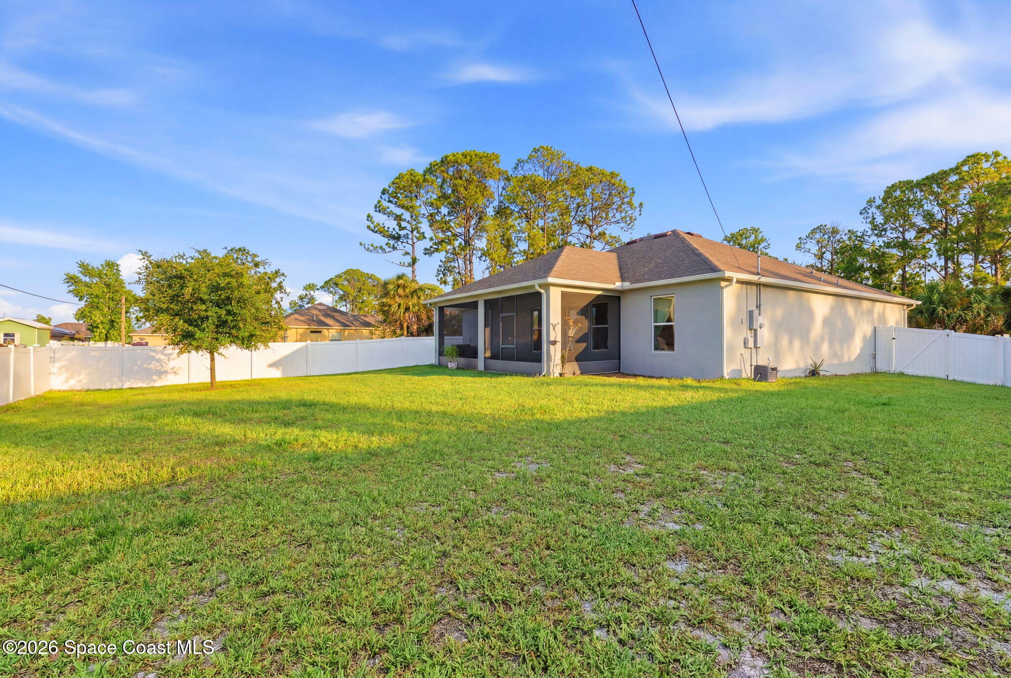 712 Duncan Road Southeast Palm Bay, FL 32909 - Photo 32 of 33 Fully Fenced Backyard