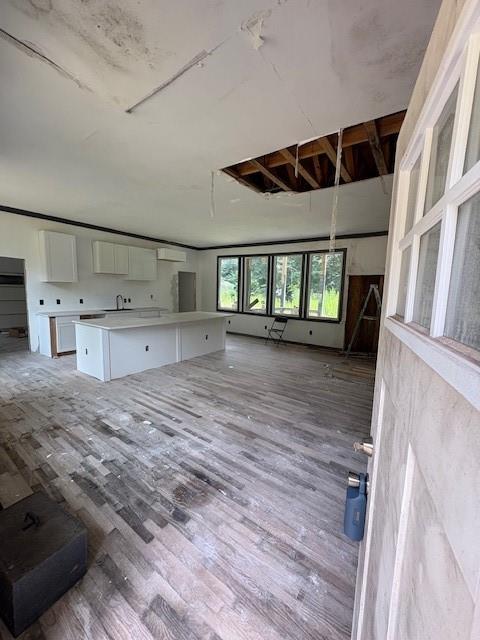 2688 Columbia Drive Decatur, GA 30034 - Photo 2 of 19 a view of an empty room with a window and chandelier fan