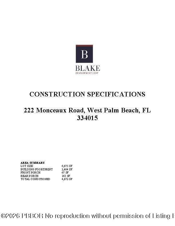 222 Monceaux Road West Palm Beach, FL 33405 - Photo 2 of 12 222 Monceaux Spec 4.8.2026_Page_01