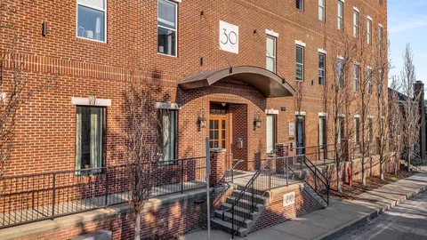a building view with a outdoor space