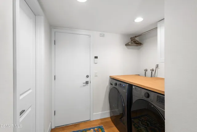 a room with storage and utility