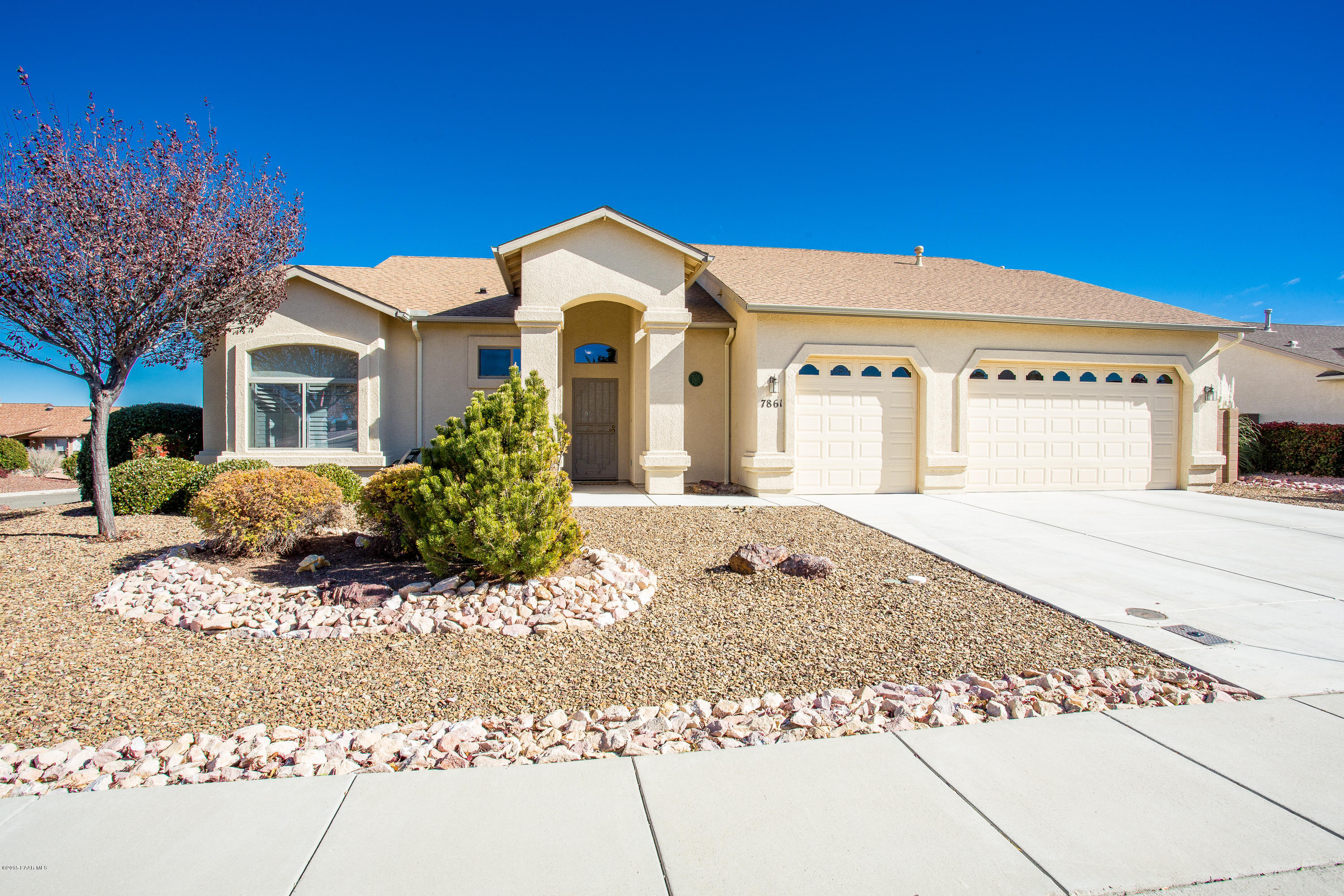 7861 North Rambling Lane Prescott Valley, AZ 86315 - Photo 1 of 15 a view of a house with a yard