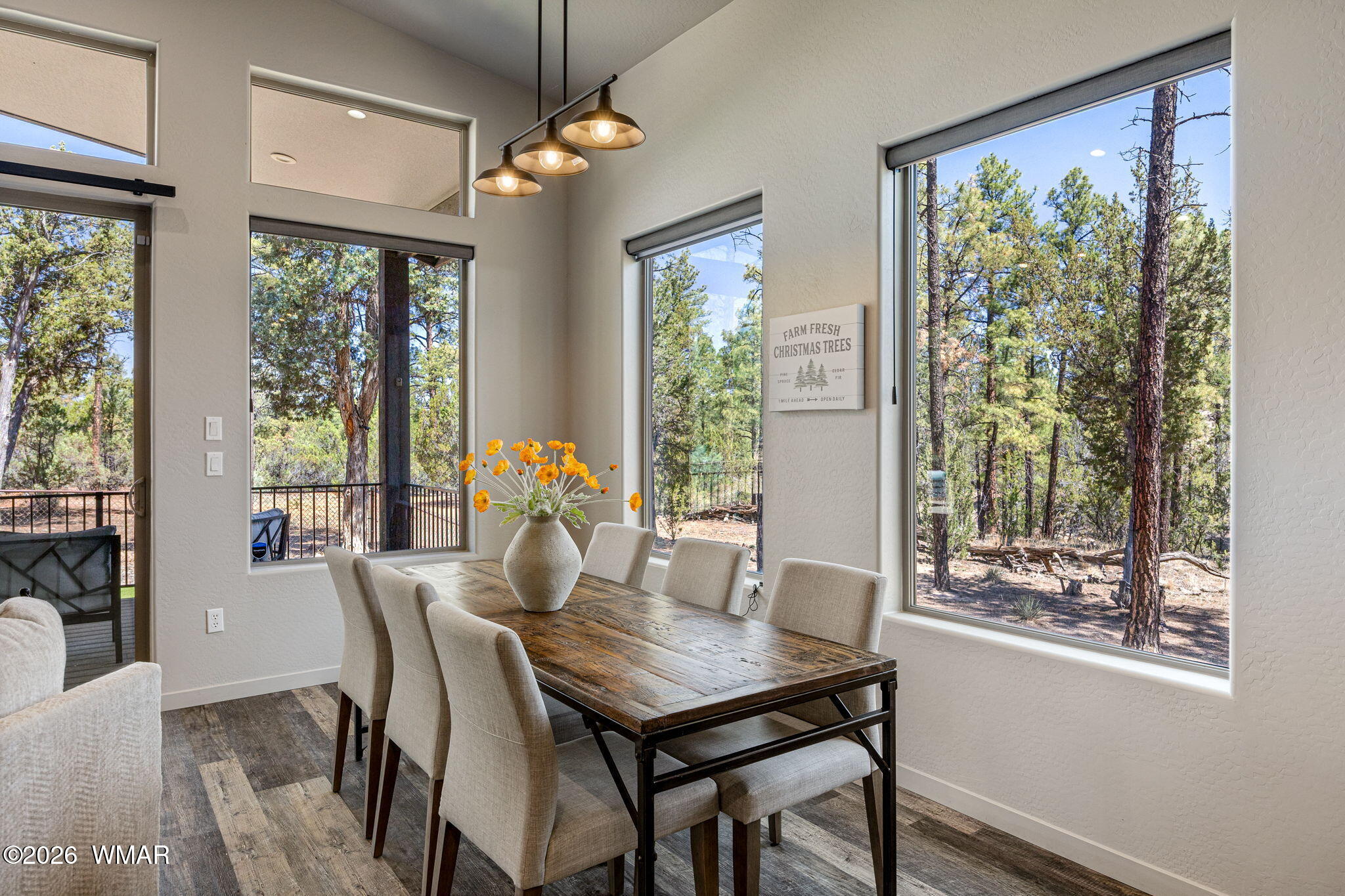 3161 North Eagle Landing Road Show Low, AZ 85901 - Photo 7 of 32 a view of a dining room with furniture window and outside view