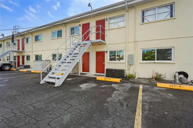 a view of a city with an ocean