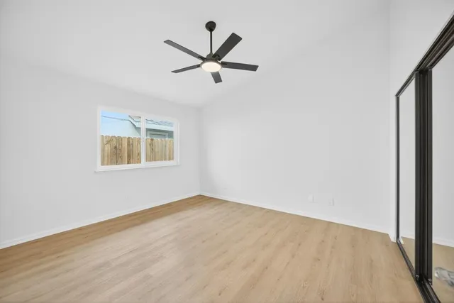 wooden floor in an empty room