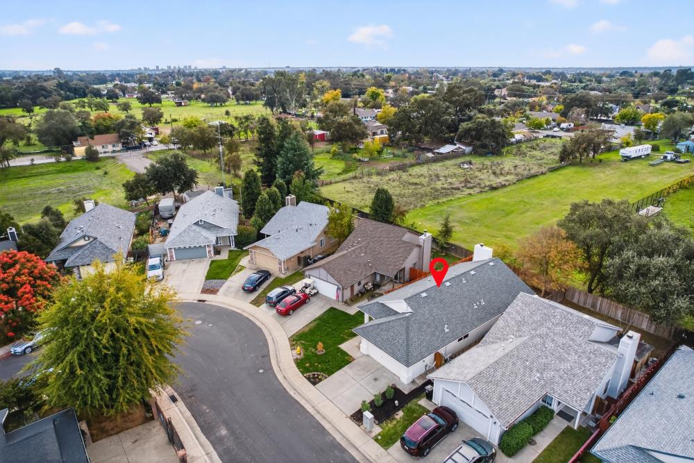 6237 Riverbelle Court Rio Linda, CA 95673 - Photo 49 of 50 an aerial view of a house with outdoor space