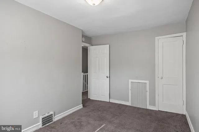 a view of an empty room