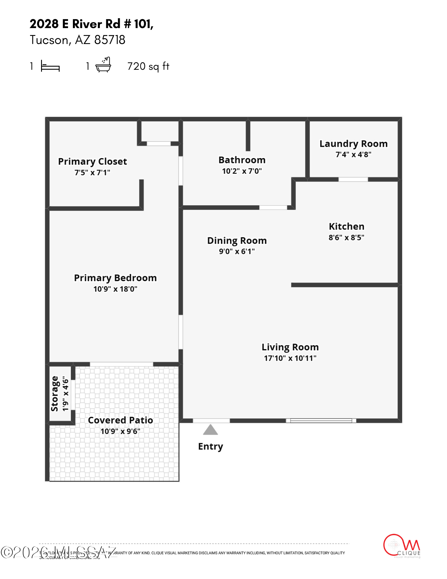 2028 East River Road, Unit 101 Tucson, AZ 85718 - Photo 30 of 30