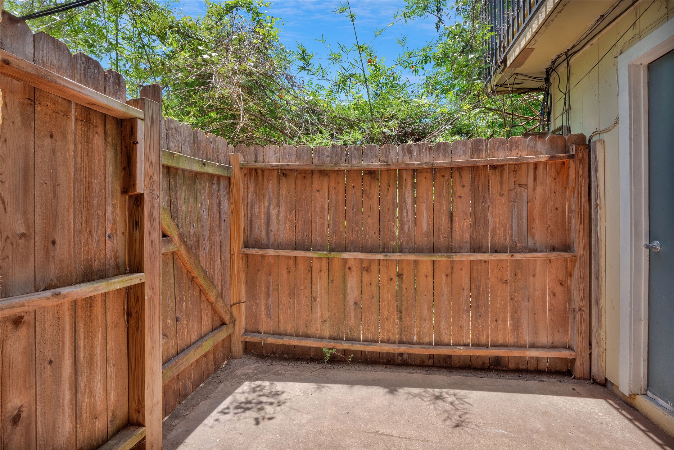 5002 Blue Spruce Circle, Unit C Austin, TX 78723 - Photo 18 of 18 a view of outdoor space with wooden fence